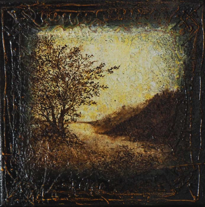 83 Geen titel 30x30 acryl op doek